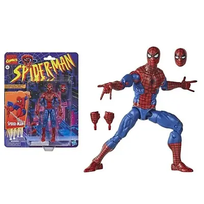 6-inch Spider-Man Marvel Legends Retro Spiderman Action Figure Toys Gift BOY US • $30.89