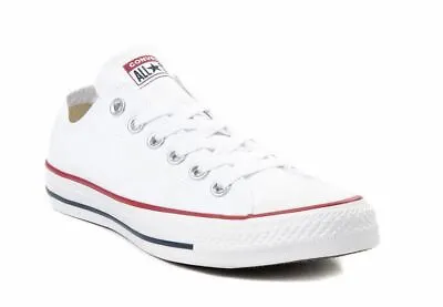 Converse All Star Low Top WOMENS & MENS Canvas Trainers Shoes - White • £39.99