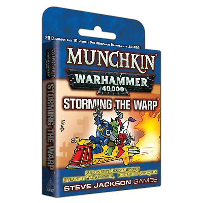 Storming The Warp 36 Card Booster Munchkin Warhammer 40000 Game Steve Jackson • $15.29