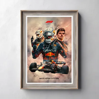Max Verstappen Print: Formula One Memorabilia F1 Poster Motorsport Wall Décor • £5.99