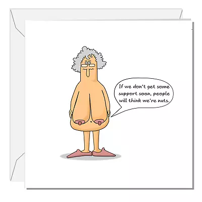 Funny Birthday Card 40th 50th 60th Birthday Wife Mum Female Friend Naughty Rude • £3.29