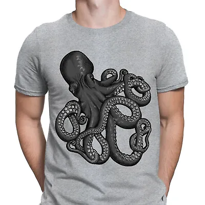 Octopus Japanese Calligraphy Anime Martial Arts Mens Womens T-Shirts Tee Top#6ED • £9.99