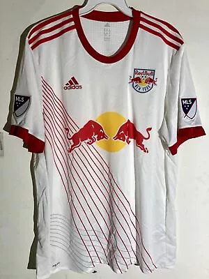 Adidas Authentic MLS Jersey New York Red Bulls Team White Sz XL • $29.99