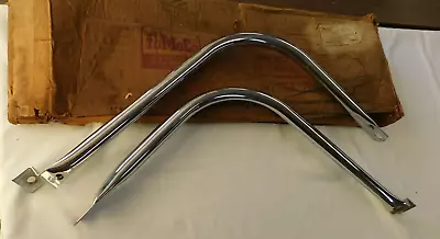 NOS OEM Ford 1952 1953 Ford Front Bumper Accessory Wing Guards Pair Customline + • $388.94