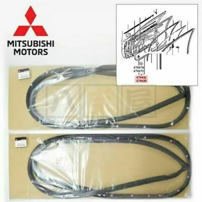 MITSUBISHI LANCER EVO4 EVO5 EVO6 CN9A  CP9A Front Door Weatherstrip RH /LH Set • $213