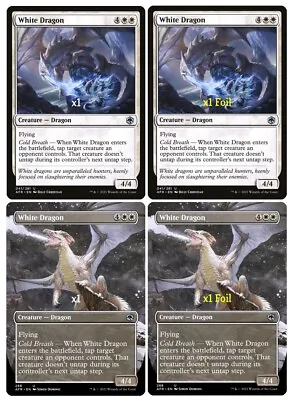 MTG Adventures In The Forgotten Realms AFR White Dragon MINT (SELECT) • $3.75
