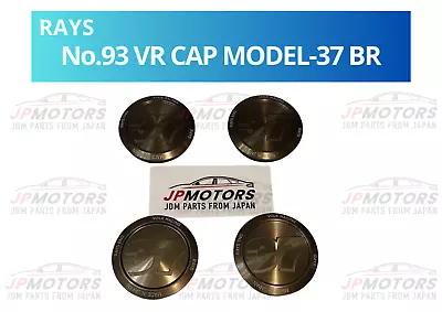 RAYS Volk Racing Center Cap ZE40 TE37 Ultra Saga Sonic Bronze New Model 4PC No93 • $279.99