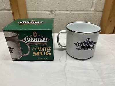 COLEMAN Enamel Coffee Mug~Model 815-495~New! • $19.99