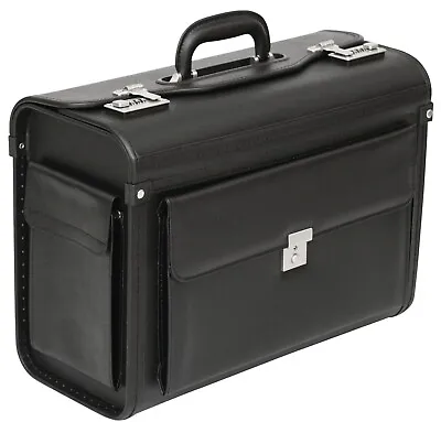 £38.99 • Buy New Executive Flight Pilot Case Business Laptop Travel Work Cabin Bag Briefcase 