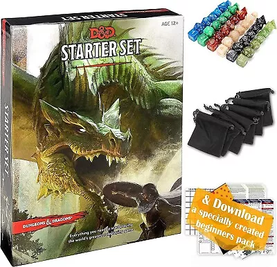 £35.77 • Buy Dungeons And Dragons Starter Set - DnD 5th Edition Rolling Board Game For Adults