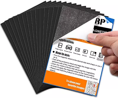 15 Pack Magnetic Sheet With Adhesive Displate Replacement Magnets Backing • $7.40