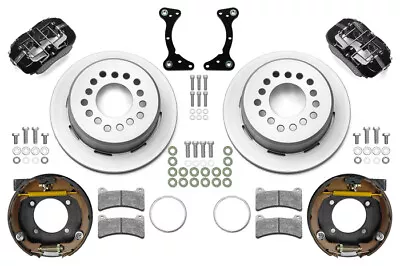 WILWOOD 140-17120 Brake Kit Rear Black FDP Plain 11in GM G Body • $1024.95