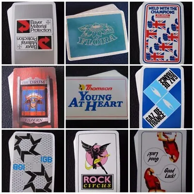 Vintage Playing Cards 1990s Advertising Pack Deck Various Brands Logos 90s • $9.64