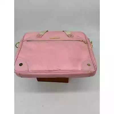 Victoria's Secret Laptop Sleeve Bag Pink With Gold Accents 10  X 13  • $24.99