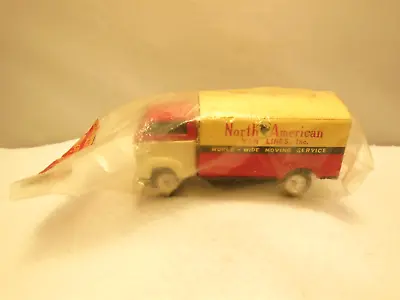Vintage Daiya Japan Friction Drive Moving Van Toy Truck In Original Hanging Bag • $65