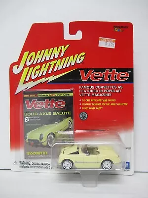 Johnny Lightning Vette Yellow 1955 Corvette • $10.40