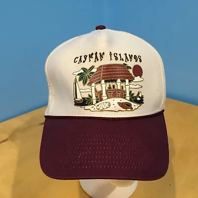 Vintage Cayman Islands Snapback Baseball Hat Cap VGUC • $11.99