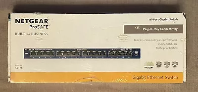 NIB Netgear 16 Port Gigabit Switch • £55