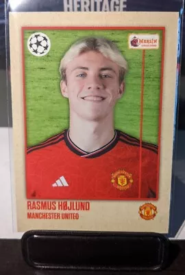 Rasmus Hojilund 2023 Topps Merlin Heritage  Champions League #017 💎💎💎 • $12.99