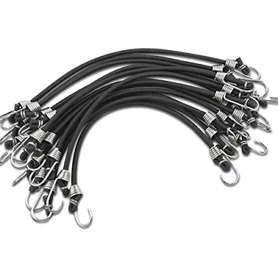 15 Pack Mini Bungee Cords 11 Inch Rubber Bungee Cords With Hooks For Bikes • $12