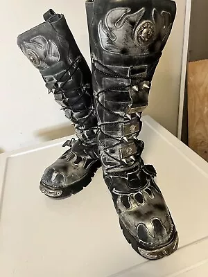 New Rock Custom Boot Shipped From Spain M-161-C4 • $229.99