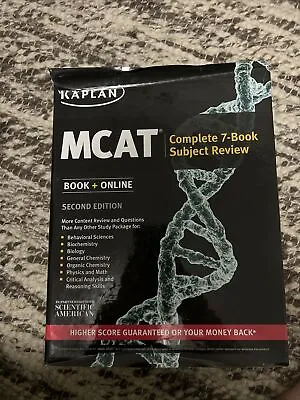 $19.99 • Buy Kaplan MCAT Complete 7-book Subject Review (Second Edition)