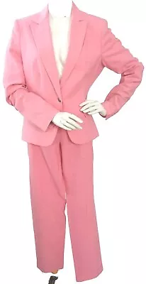 D'orsay Pink Linen/Cotton Blend Trouser Suit UK 12/EU 40 • £30