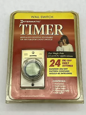 Intermatic Programmable Electronic Wall Switch Security Timer Model EJ341C NEW • $69.95