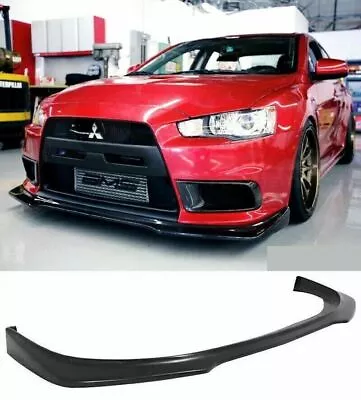 Fit 08-15 EVO X 10 Evolution MR Style Front Bumper Lip Spoiler Body Kit Splitter • $83.94