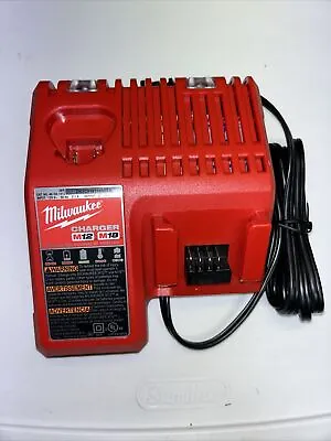 GENUINE OEM Milwaukee M12 M18 Battery CHARGER 48-59-1812 • $22.95