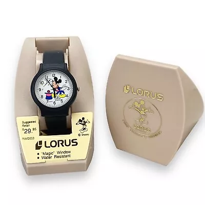 1989 Lorus Magician Mickey Mouse Wristwatch Brand New In Case W/ Warranty RWQ003 • $49.95