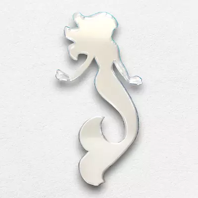 Mermaid Shaped Acrylic Mirrors Bespoke Sizes & Engraving Services • $23.77