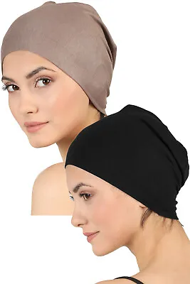 Deresina Bamboo And Cotton Unisex Sleep Cap For Hair Loss Chemo Cancer • £8.49