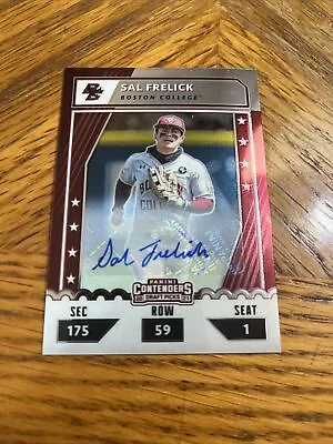 2021 Elite Extra Sal Frelick Auto 18/99 Contenders Silver Holo Prizm Autograph • $249.99