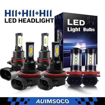 For Nissan Murano 2009 2010-2014 6X LED Headlight Hi/Low Beam + Fog Lights Bulbs • $39.99