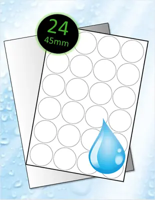 Clear Transparent See Through Glass Waterproof A4 Polyester Laser Printer Labels • £252.95