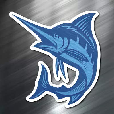 (1) ONE Marlin Swordfish Sea Decal Sticker Car Boating Boat Beach Fishing Ocean  • $5.99