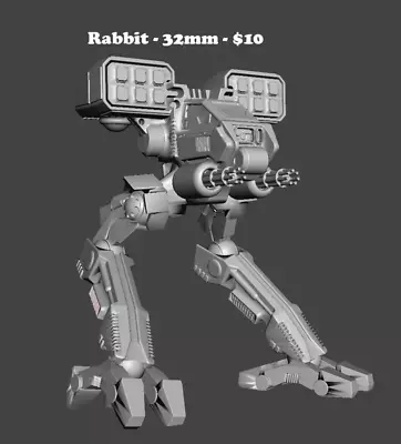 REDLINE - Rabbit - Mecha / Mech • $10