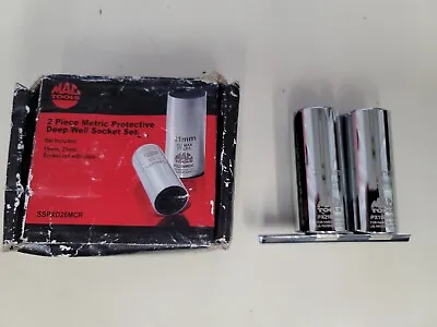 Brand New Mac Tools # Sspxd26mcr 2 Piece Metric Protective Depp Well Socket Set • $44.98