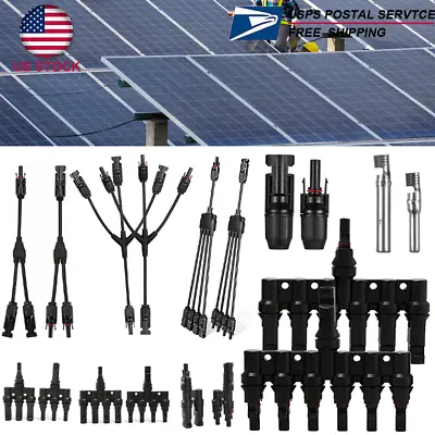 Solar Panel T/Y Branch Cable Connection Waterproof Adapter Connector US • $7.69