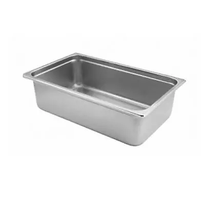 Full-Size Anti-Jam Stainless Steel Steam Table Pans Hotel Food Prep Pan 6  Deep • $36.99