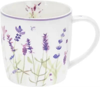 Lesser & Pavey Lavender Fine China Mug - Lp94057 Coffee Drink Tea Cup Handle • £7.52