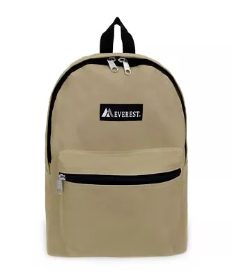 Everest Unisex Basic 15  Backpack KHAKI • $15.99
