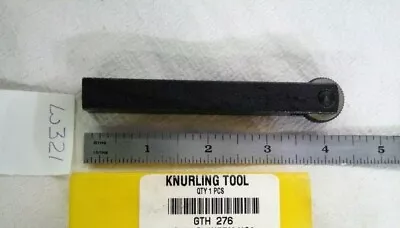 1 NEW SINGLE WHEEL STRAIGHT LINEAR KNURLING TOOL HOLDER 1/2  X 1/2  X 4  (W321) • $15.95