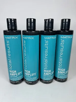 Lot Of 4 Matrix Total Results High Amplify Root Up Wash 10.1 Oz Shampoo #W12 • $32.99