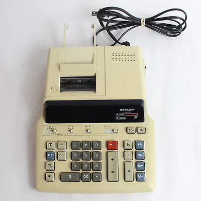 Vtg Sharp 12 Digit EL-2630GII Desk Electric Calculator Adding Machine Business  • $22.40