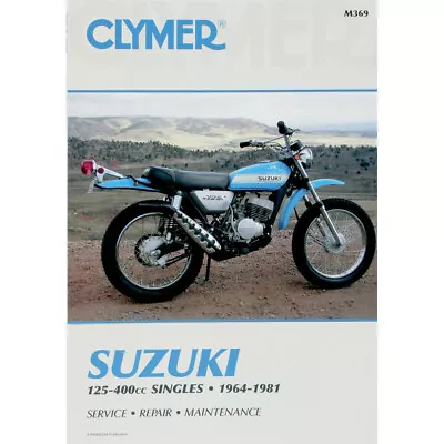 CLYMER Physical Book For Suzuki TC125 TM125 TS125 TS185 TM250 TS250 TM400 TS400 • $41.48