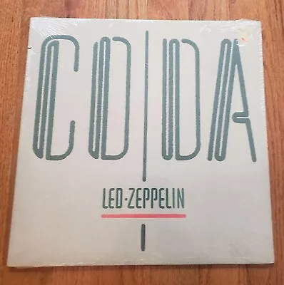 Vintage 1982 Led Zeppelin CODA Vinyl LP Sealed NoS Jimmy Page Robert Plant • $49