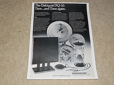 Dahlquist DQ-10 Speaker Ad 1979 1 Page Article Info • $9.99