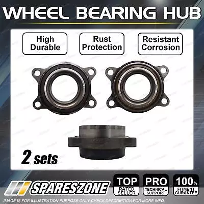 2x Front Wheel Bearing Hub For Nissan Elgrand E51 3.5L VQ35DE V6 DOHC 4v 02-10 • $203.95